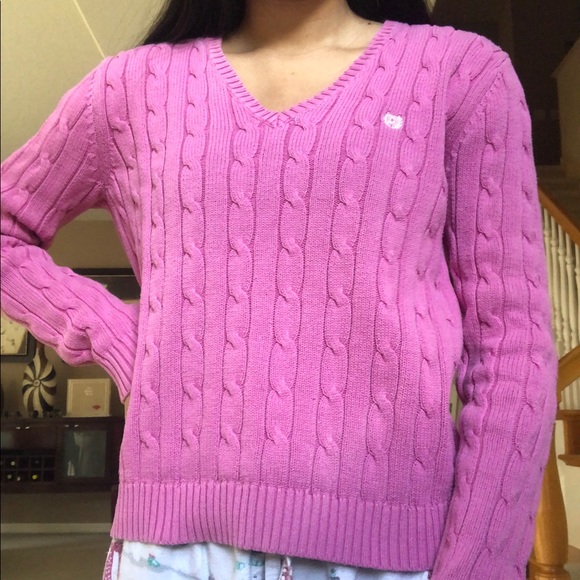 Chaps Sweaters Vintage Chaps Pink Sweater Poshmark